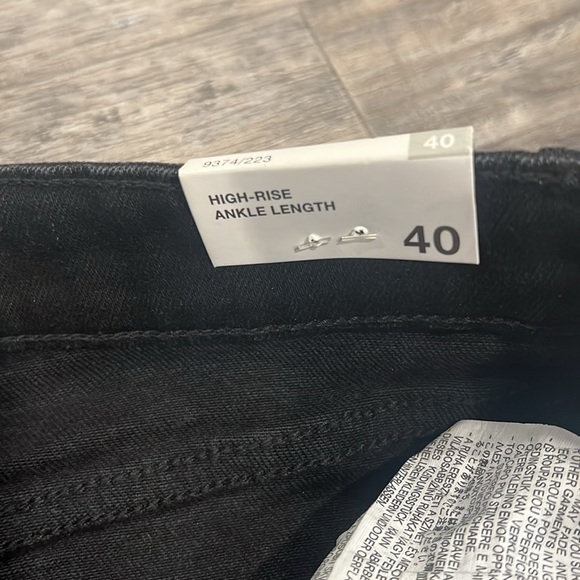 NWT Zara Women’s Black Vintage Skinny Jean High Rise Ankle Length Size 8 - Picture 8 of 12